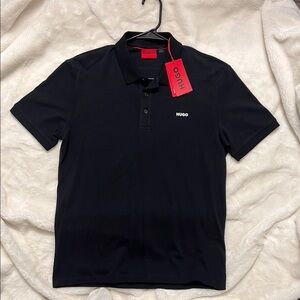 HUGO Men's Black Polo Shirt